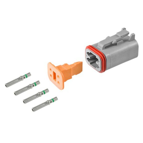 Deutsch DT4FP-1 DT Series 4 Pin Plug Kit Genuine - Alna Commodities Pty ...