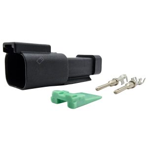 Deutsch DT04-2P DT Series 2 Pin Half Kit Crimp Terminal Genuine