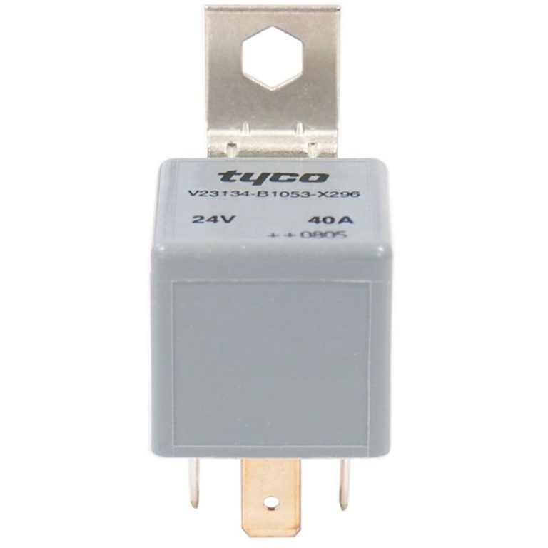 Tyco V23134-B1053-X296 Relay 5 Pin Changeover 24V 40AMP - Alna ...