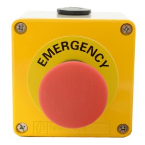 Emergency Stop Switch Metal NC/NO Spring Return – Momentary E-Stop Button 240V 3A