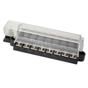 8 Way Compact ATS Fuse Block 32V 30A – Automotive Blade Fuse Holder with Common Input