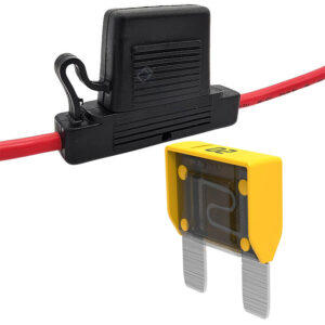 20A Maxi Blade Fuse Holder Weatherproof Inline Pre-Wired Cable 12V 24V Heavy Duty