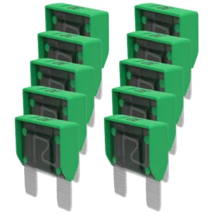 30A MAXI Blade Fuse 32V Green Automotive Fuse 10 Pack