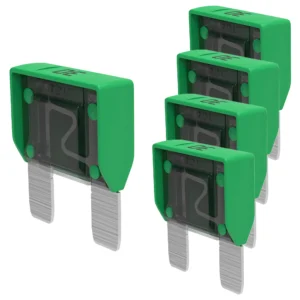 30A MAXI Blade Fuse 32V Green Automotive Fuse 5 Pack