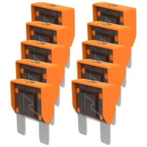 40A MAXI Blade Fuse 32V Orange Automotive Fuse 10 Pack