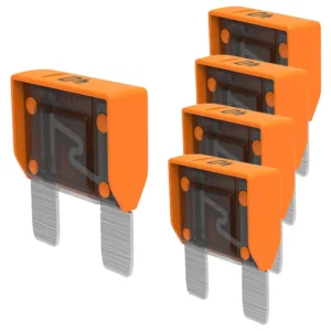 40A MAXI Blade Fuse 32V Orange Automotive Fuse 5 Pack