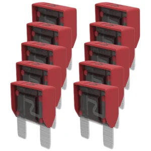 50A MAXI Blade Fuse 32V Red Automotive Fuse 10 Pack
