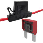 50A Maxi Blade Fuse Holder Weatherproof Inline Pre-Wired Cable 12V 24V Heavy Duty
