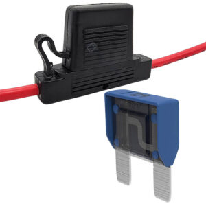 60A Maxi Blade Fuse Holder Weatherproof Inline Pre-Wired Cable 12V 24V Heavy Duty