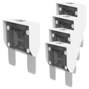 80A MAXI Blade Fuse 32V White Automotive Fuse 5 Pack