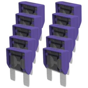 100A MAXI Blade Fuse 32V Violet Automotive Fuse 10 Pack