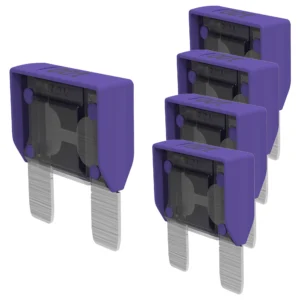 100A MAXI Blade Fuse 32V Violet Automotive Fuse 5 Pack