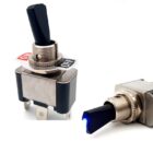 Toggle Switch On Off SPST Blue LED 30A