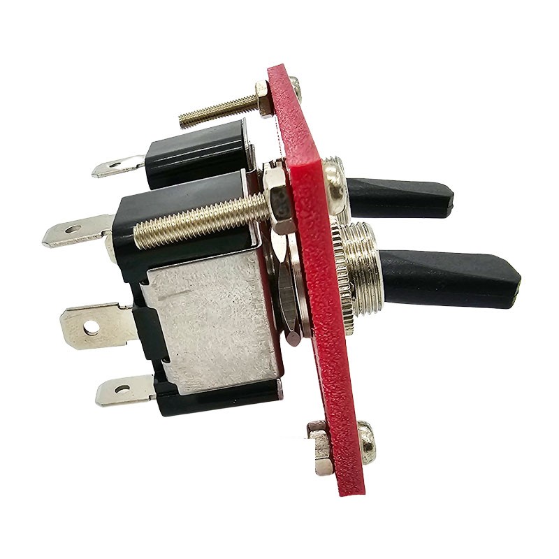 Toggle Switch Panel 2-Way SPST Blue LED 30A - view 2