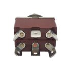 Toggle Switch On Off On DPDT centre-off 15A 6-pin KN3C-203 - view 3
