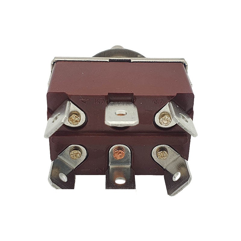 Toggle Switch On Off On DPDT centre-off 15A 6-pin KN3C-203 - view 3