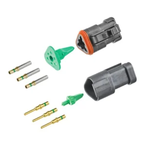 DEUTSCH DT3-4-CAT 3-way CAT Spec full connector kit with gold contacts