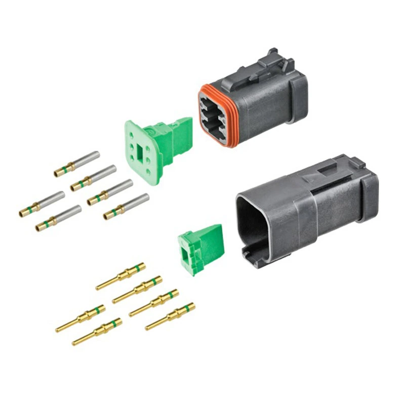 alna-dt6-4-cat-connector-kit DEUTSCH DT6-4-CAT 6-way CAT Spec full connector kit with gold contacts