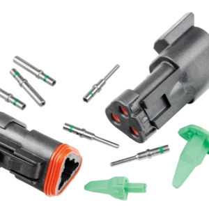 DEUTSCH DT3-1-CAT three-way CAT Spec connector kit with green-band contacts