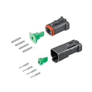 DEUTSCH DT4-1-CAT four-way CAT Spec connector kit with green-band contacts