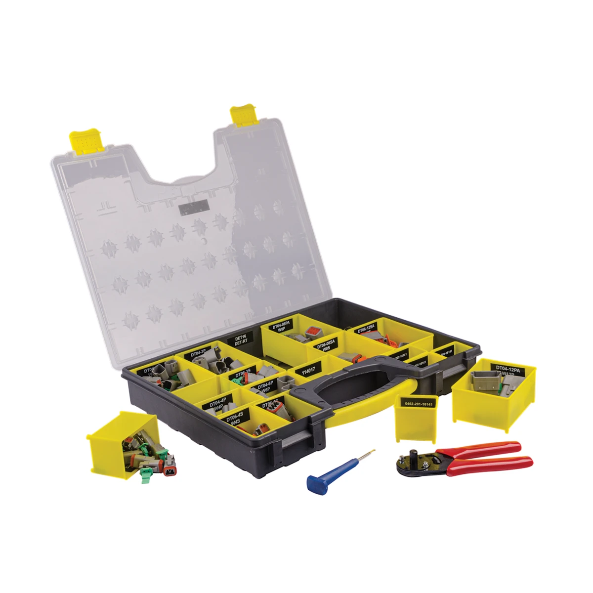deutsch-dtkit-workshop-workshop-alna DEUTSCH DTKIT-WORKSHOP 604-Piece DT Workshop Connector Kit with Tools in an organised storage case