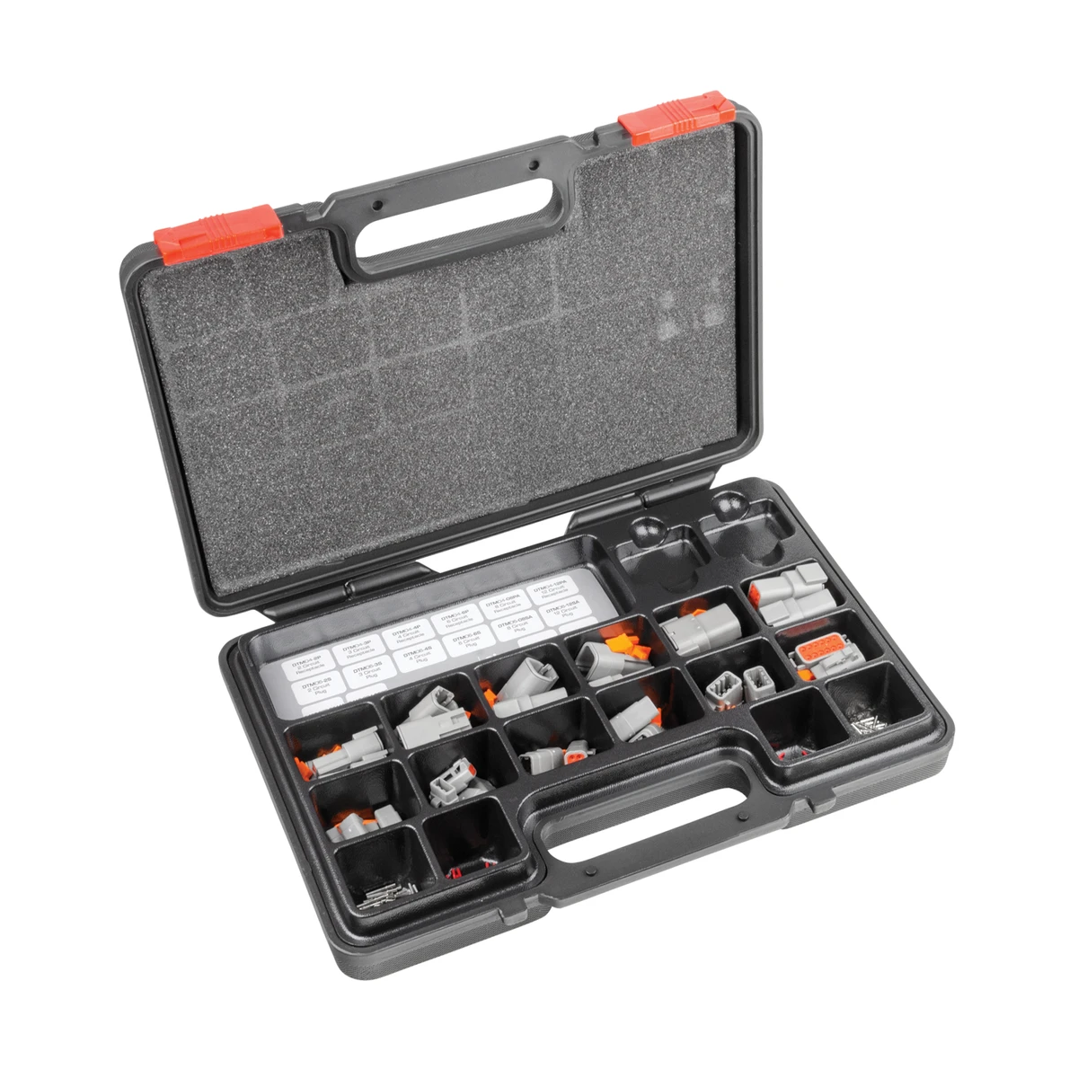 deutsch-dtmkit-1-workshop-alna DEUTSCH DTMKIT-1 DTM Connector Assortment Kit, Solid Contacts in an organised storage case