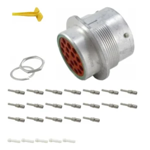 DEUTSCH M34-24-16PN 16-way HD30 receptacle connector half kit with pin contacts and supplied accessories