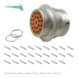 DEUTSCH M34-24-23SN 23-way HD30 receptacle connector half kit with socket contacts and supplied accessories