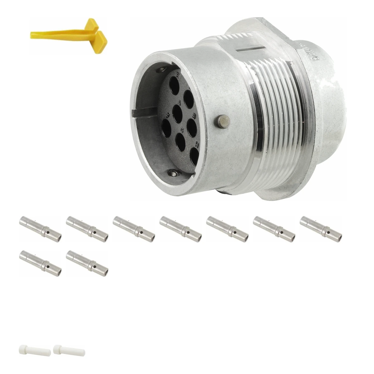 DEUTSCH M36-18-8SN HD30 kit DEUTSCH M36-18-8SN 8-way HD30 plug connector half kit with socket contacts and supplied accessories