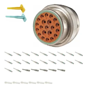 DEUTSCH M36-24-21PN 21-way HD30 plug connector half kit with pin contacts and supplied accessories