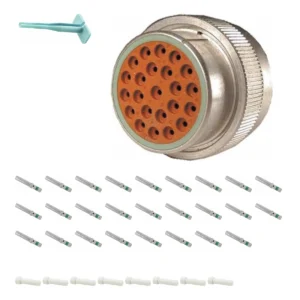 DEUTSCH M36-24-23SN 23-way HD30 plug connector half kit with socket contacts and supplied accessories