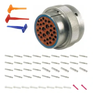 DEUTSCH M36-24-29SE 29-way HD30 plug connector half kit with socket contacts and supplied accessories