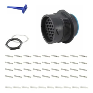 DEUTSCH P24-24-31SE 31-way HDP20 receptacle connector half kit with socket contacts and supplied accessories