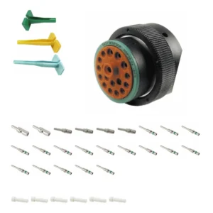DEUTSCH P26-24-18PN 18-way HDP20 plug connector half kit with pin contacts and supplied accessories