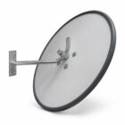 Rear view of DuraVision heavy duty acrylic convex mirror with four-bolt adjustable J-bracket