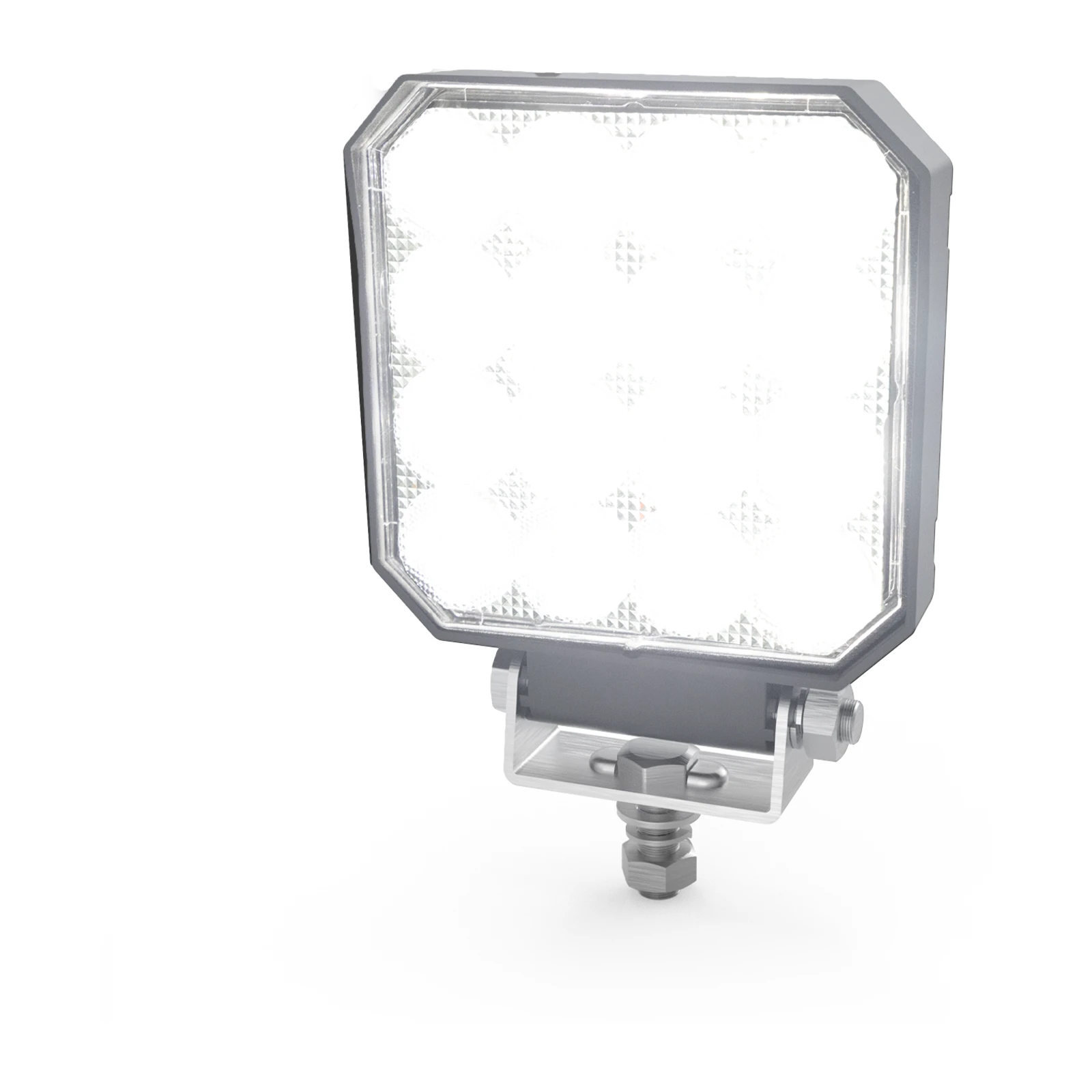 ECCO EW2421W 16 LED Square Flood Work Lamp 12โ24V illuminated