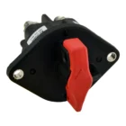 Cole Hersee 880175 500A Dual Pole Battery Master Switch, red handle
