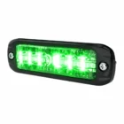 ECCO ED3801G green ultra thin LED directional warning light, lit