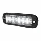 ECCO ED3801W white ultra thin LED directional warning light, lit