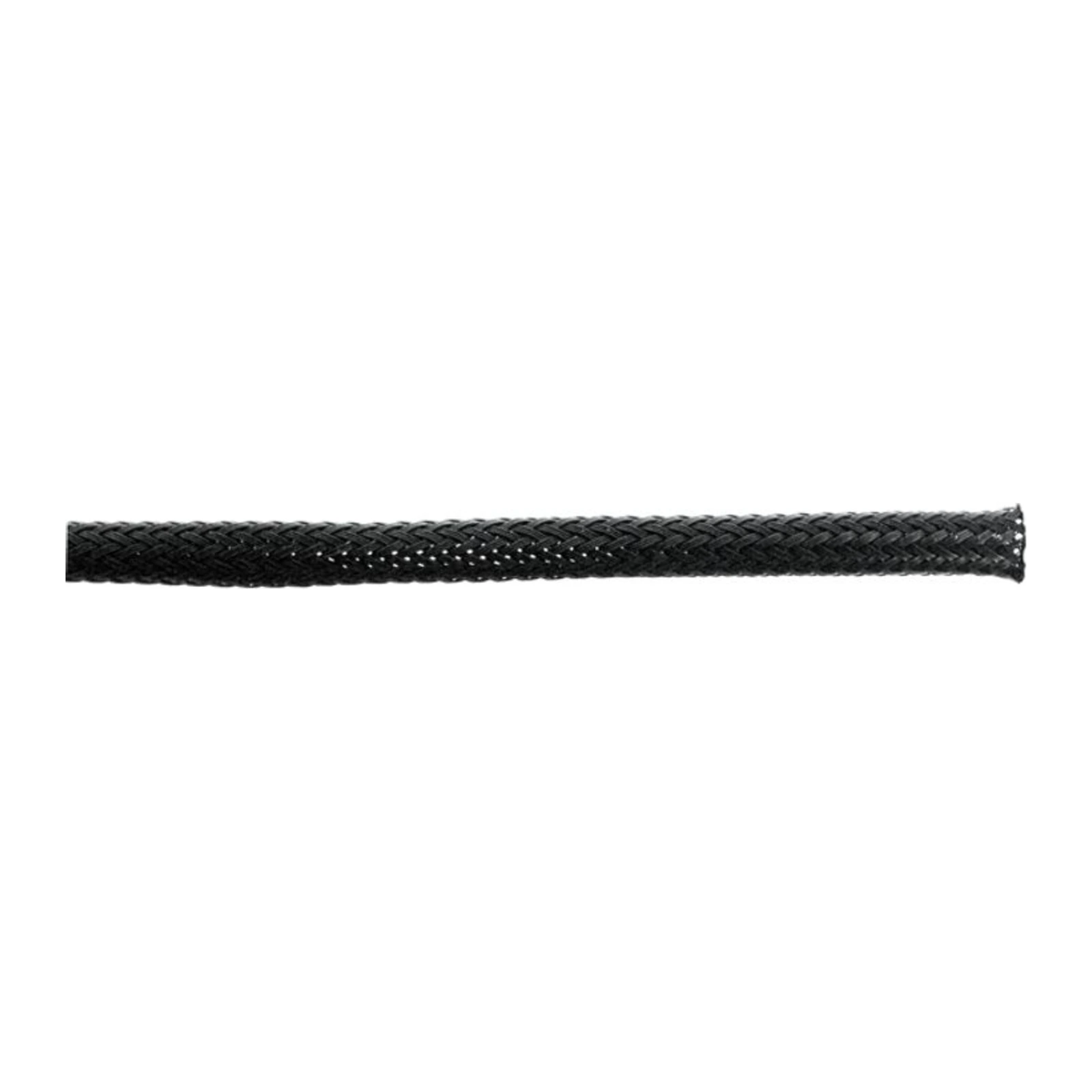 Black braided expandable sleeving 3mm
