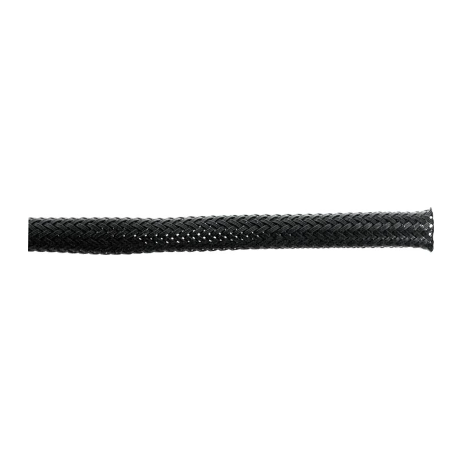 Black braided expandable sleeving 9mm