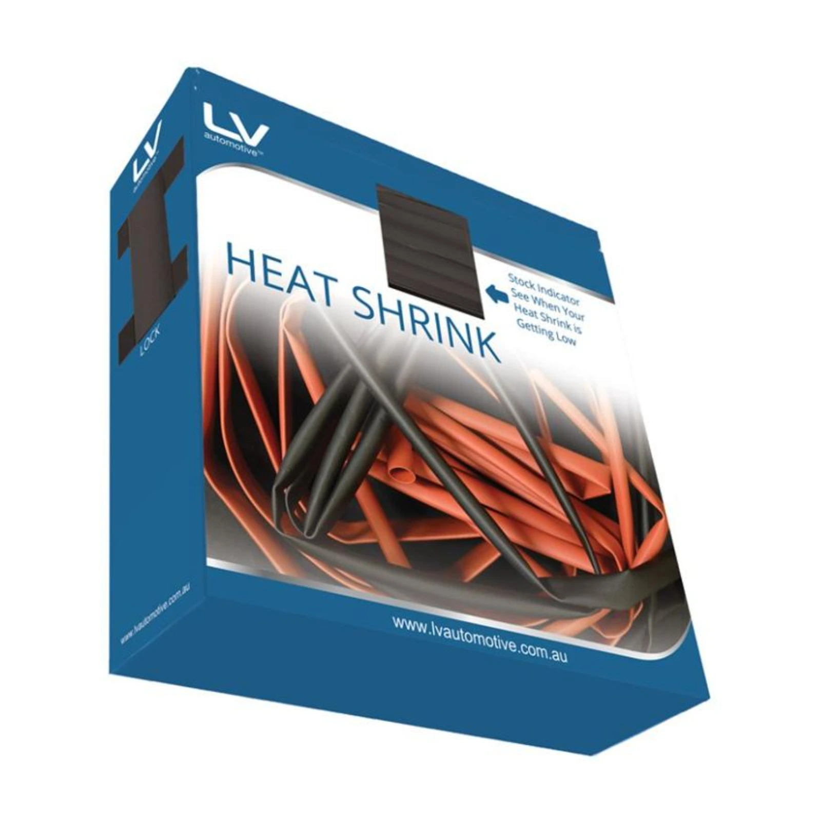 LV Automotive single wall heat shrink in its lockable dispenser box