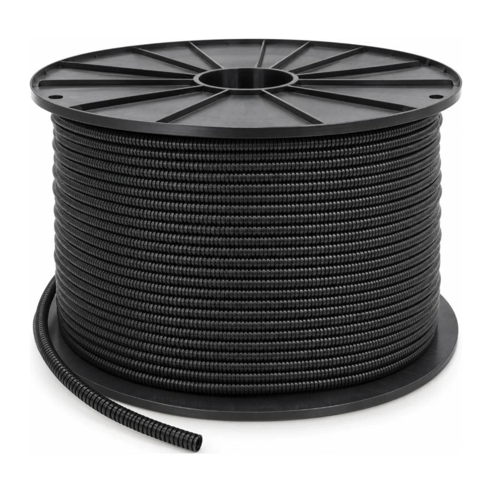 Black split convoluted tubing 13mm 1000m spool Black split convoluted tubing 13mm 1000m spool
