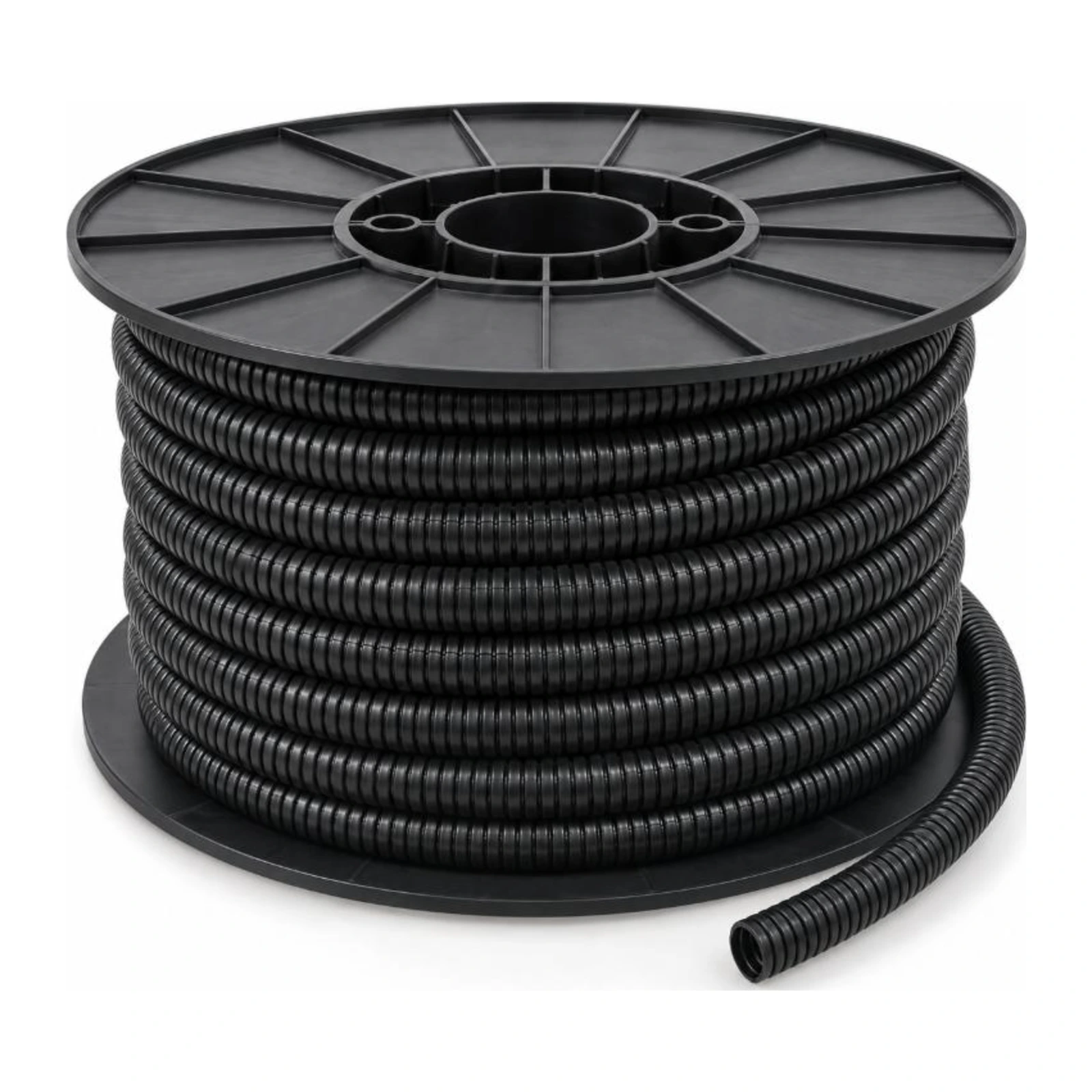 Black split convoluted tubing 16mm 50m spool Black split convoluted tubing 16mm 50m spool