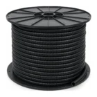 Black split convoluted tubing 20mm 100m spool
