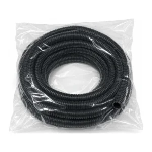 Black split convoluted tubing 20mm 10m bag