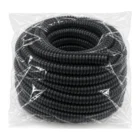 Black split convoluted tubing 23mm 30m bag