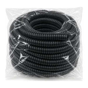 Black split convoluted tubing 23mm 30m bag