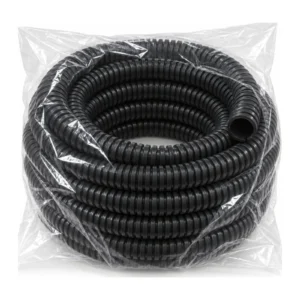 Black split convoluted tubing 36mm 25m bag