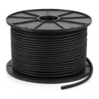 Black split convoluted tubing 5mm 100m spool